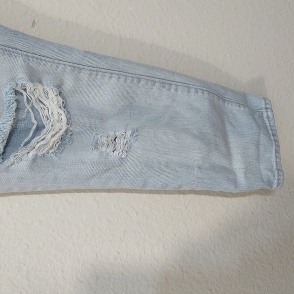 USED LUCKY BRAND JEANS SIENNA SLIM BOYFRIEND LIGHT DENIM SIZE 4 - Picture 8 of 12
